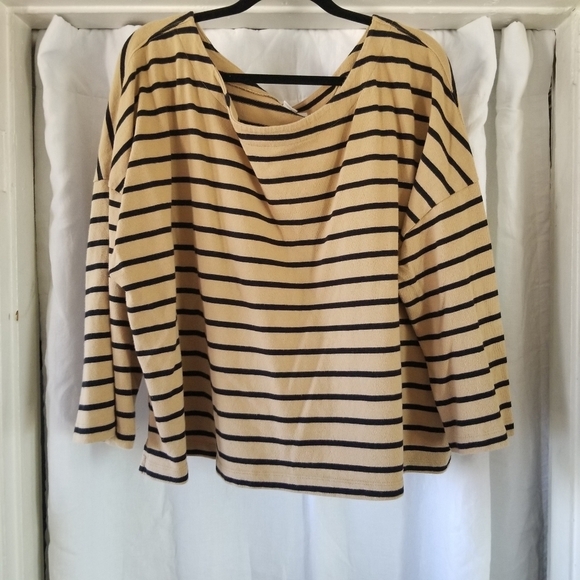 Gap | Striped Boxy Boatneck T-Shirt - Picture 1 of 7